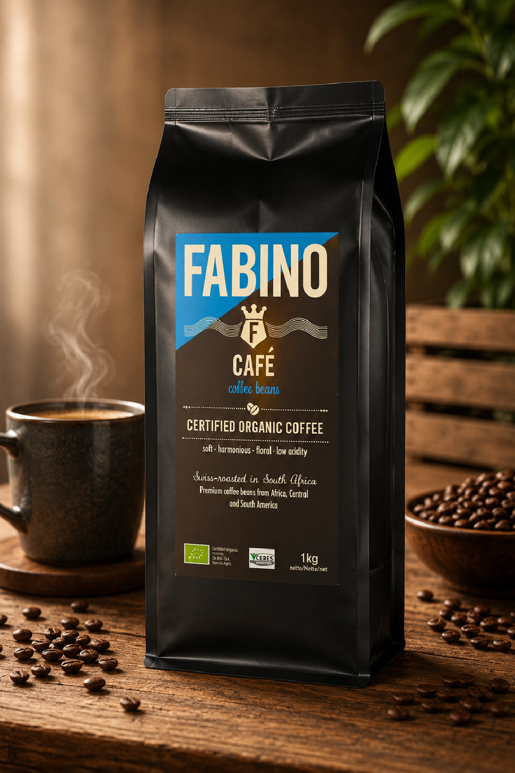 Cafe Coffee Beans or Ground 1kg